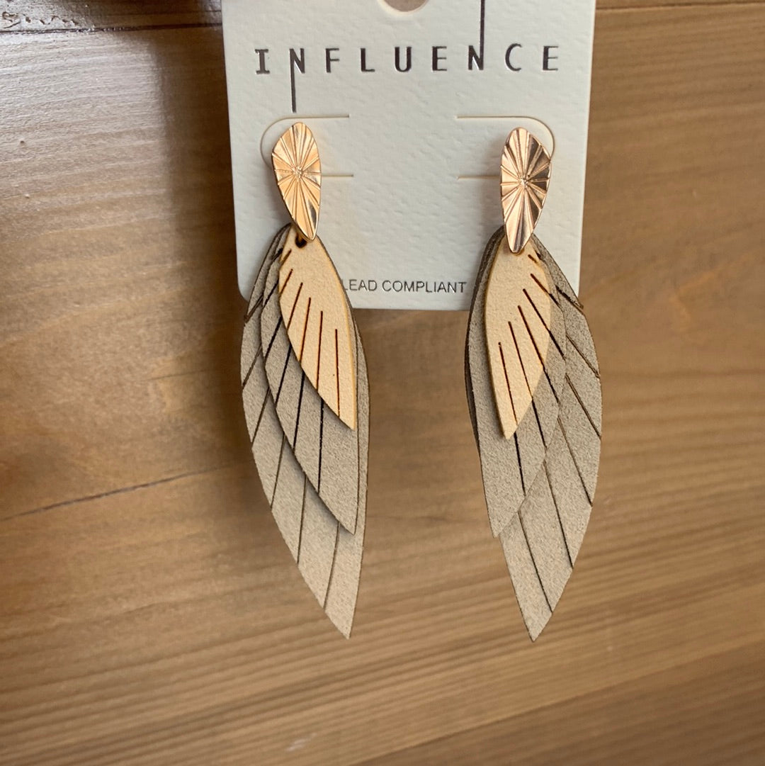 Wing earrings